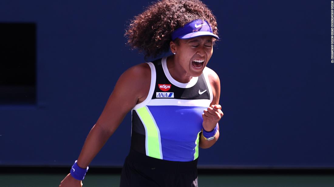 Naomi Osaka wins at US Open wearing mask with Ahmaud
Arbery's name 1