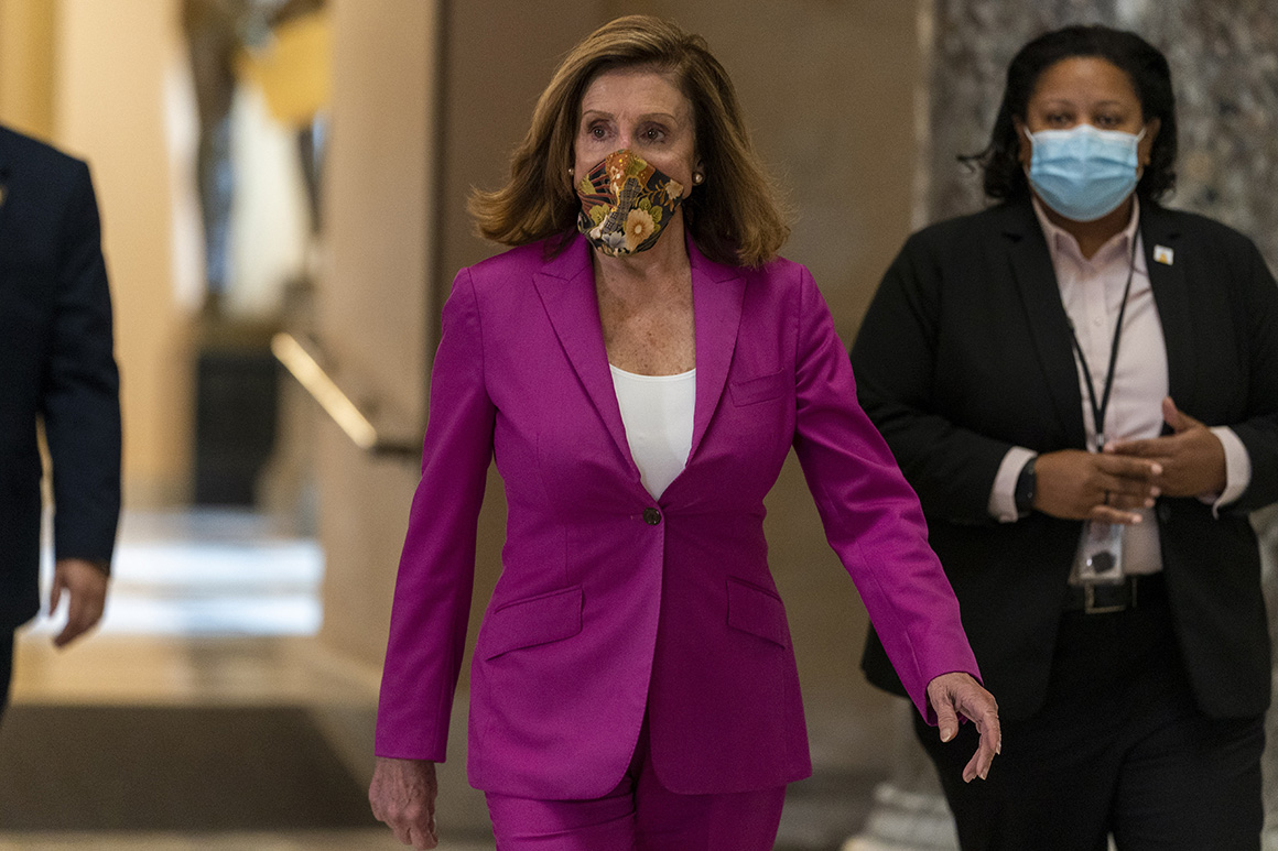 Pelosi: House will stay in until coronavirus deal
reached 1