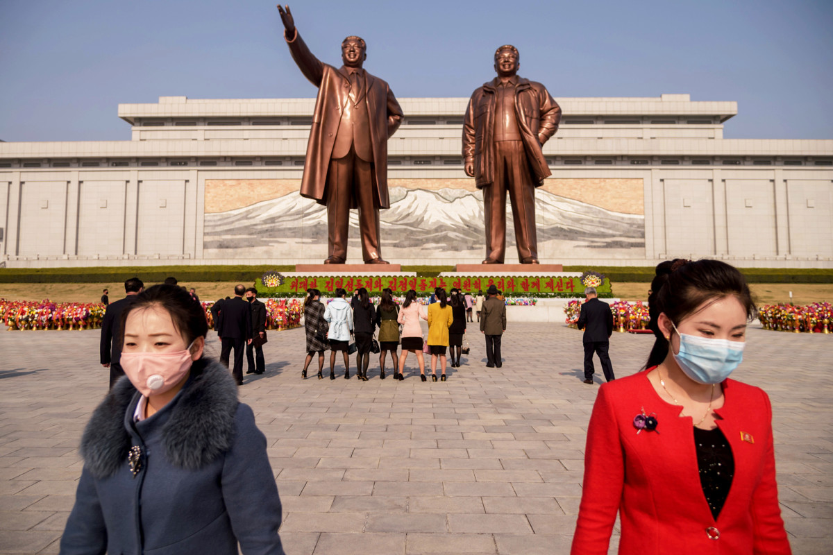 Kim Jong Un rejects face mask shipment amid suspicions they
were made in South Korea 1