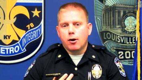 Louisville police officer shot during last week's protests
is already back at work 1