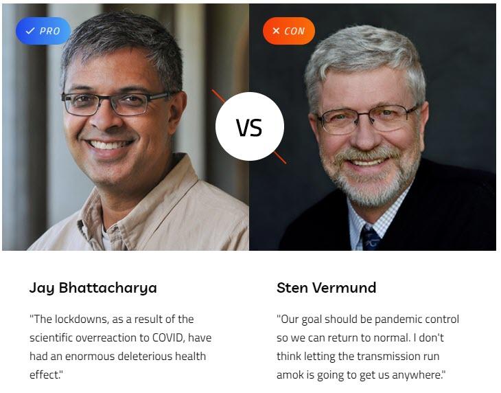 Munk Debates: Scientific Community Has Over-Reacted To
COVID-19 Threat (& The Data Proves It) 1
