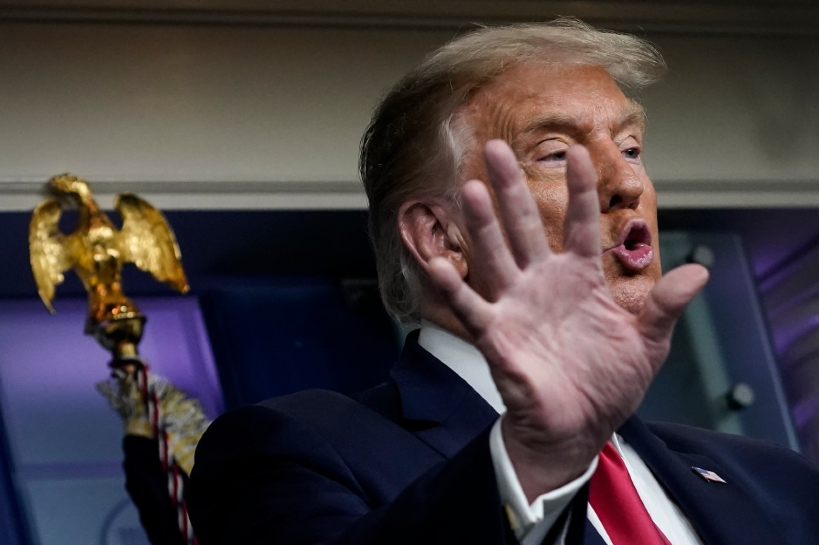 Trump team says history will vindicate him on
coronavirus 1