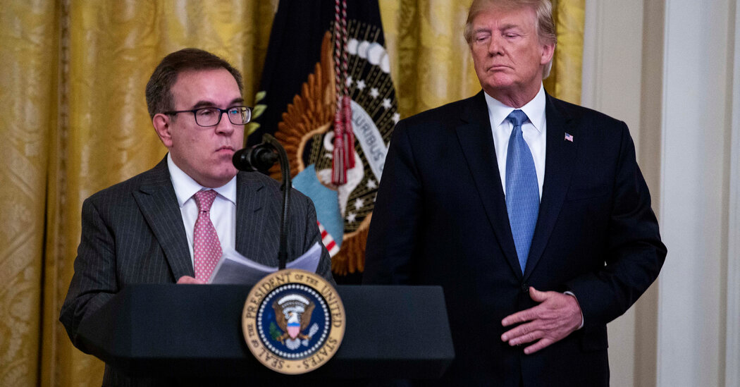 Trump Uses E.P.A. Office to Widen ‘Anarchist’ War vs. New
York 1