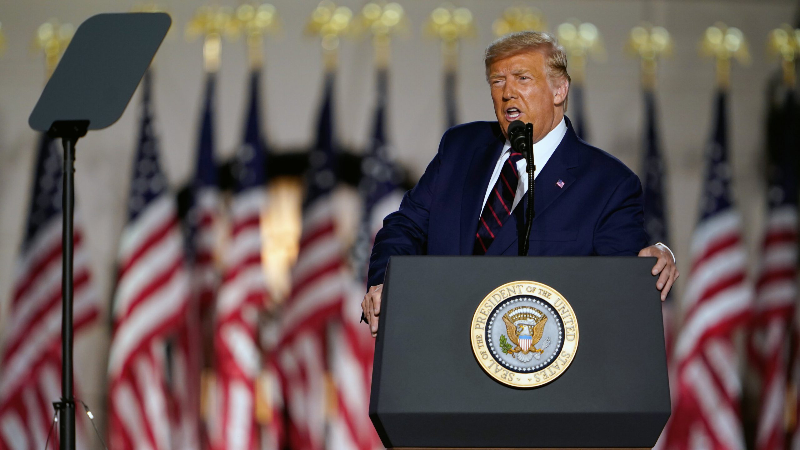 The Unmasked Ball: Trump Creates His Own Pandemic-Free
Reality 1