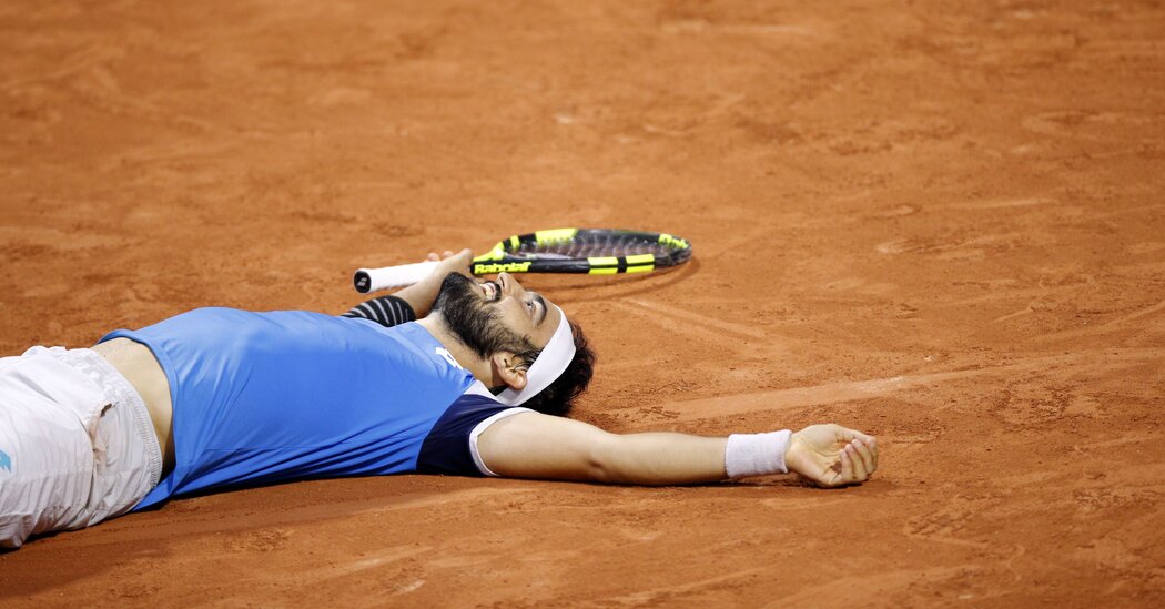 With No Last-Set Tiebreaker, French Open Match Lasts More
Than Six Hours 1