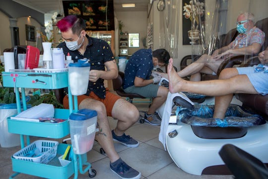 In California: Nail salons can reopen, and Joshua trees get
protection under state law 1