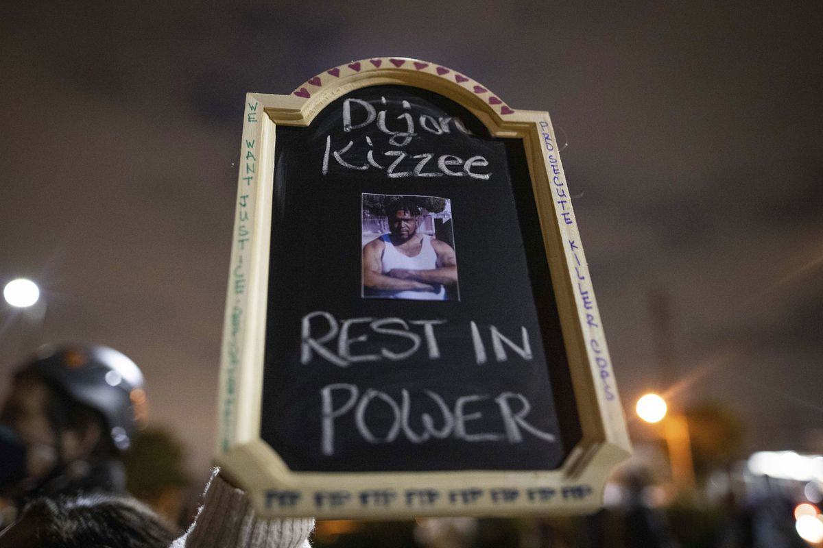 Protests erupt in Los Angeles after officer-involved
shooting of Black man 1