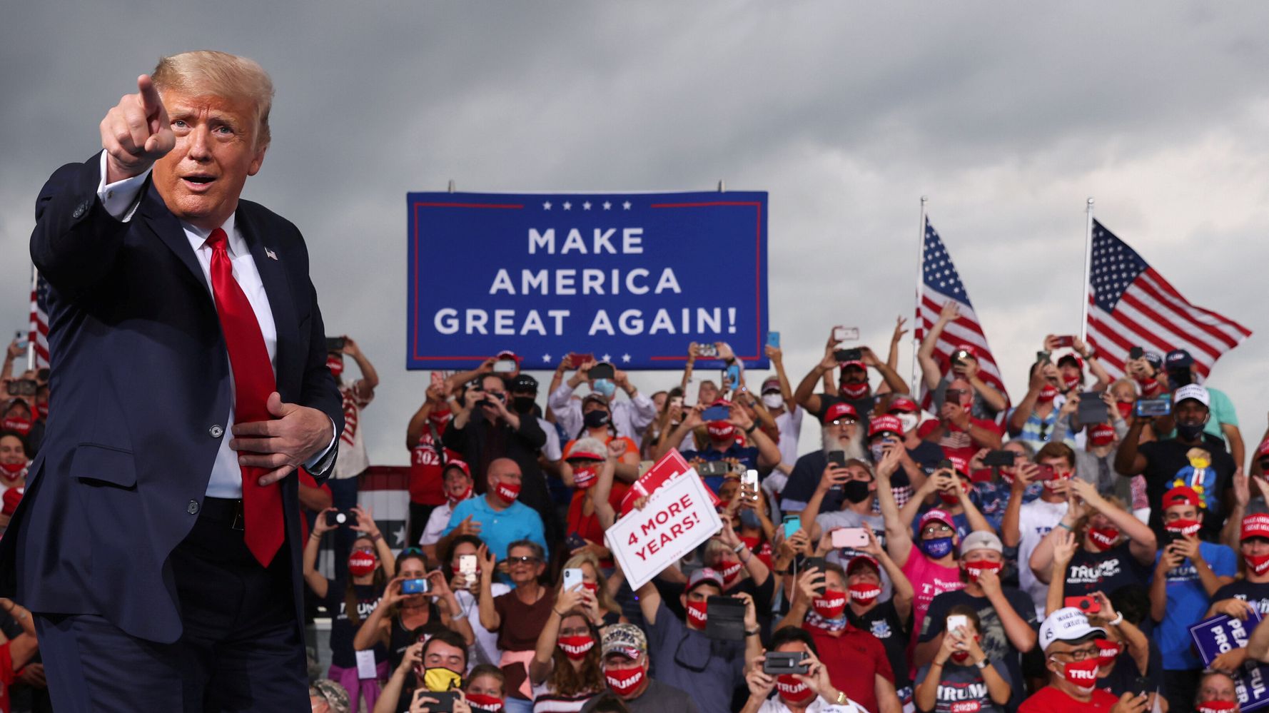 Trump Brags About Rally Crowds, Mockingly Calls Supporters
‘Peaceful Protesters’ 1