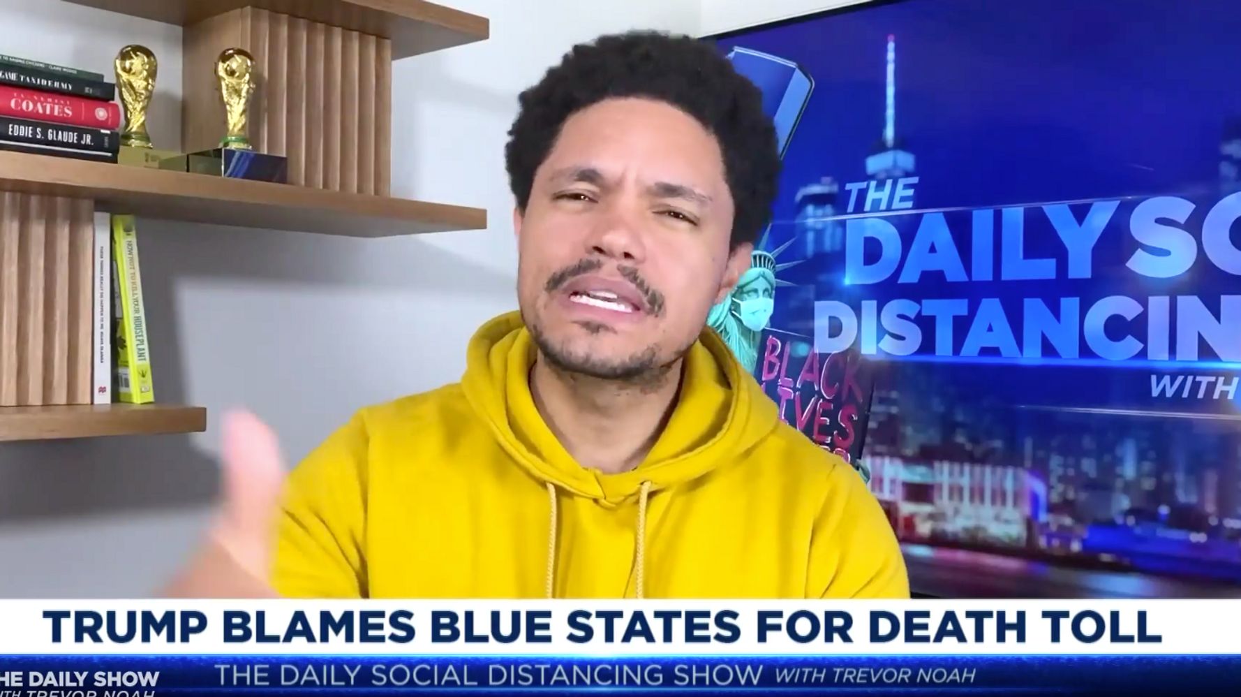 Trevor Noah Comes Up With The Most Trumpian Fix For
America’s Coronavirus Stats 1