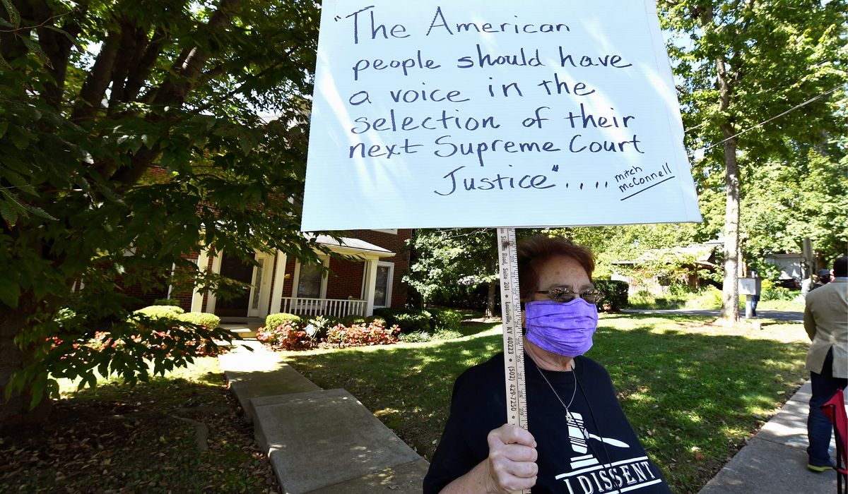 Poor People's Campaign, a liberal advocacy group, plans to
hold protests at McConnell's home, office 1
