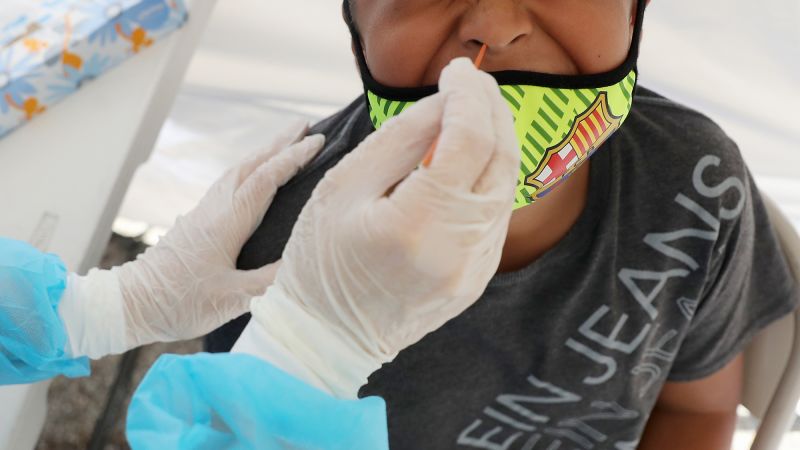 Nearly 550,000 children in the US have tested positive for
Covid-19 1