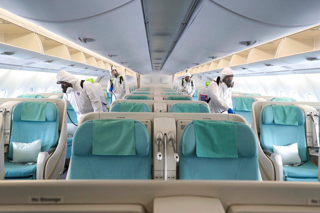 What’s the risk of catching coronavirus on a plane? 1