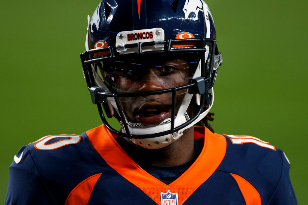 Broncos Briefs: Receiver Jerry Jeudy cites concentration,
not nerves, for two dropped passes in opener 1