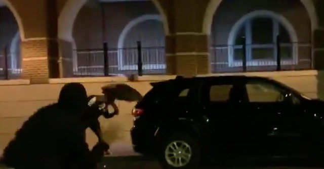 WATCH -- Black Lives Matter Rioters Smash County Vehicles in
Lancaster: 'You're the Real KKK' 1