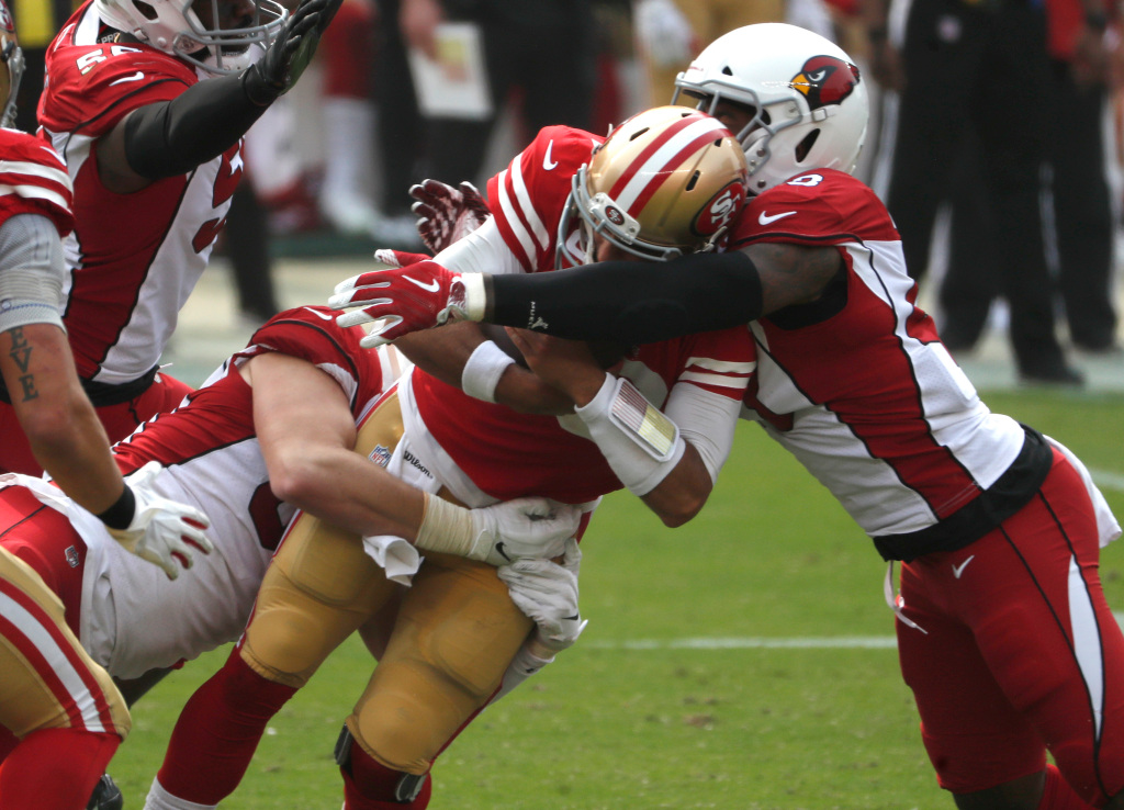 49ers report card: Doomed by mistakes at every level in
opening loss 1