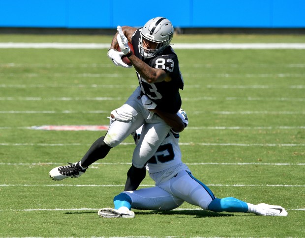 Raiders prepare for home opener vs. Saints minus roar of the
crowd 1
