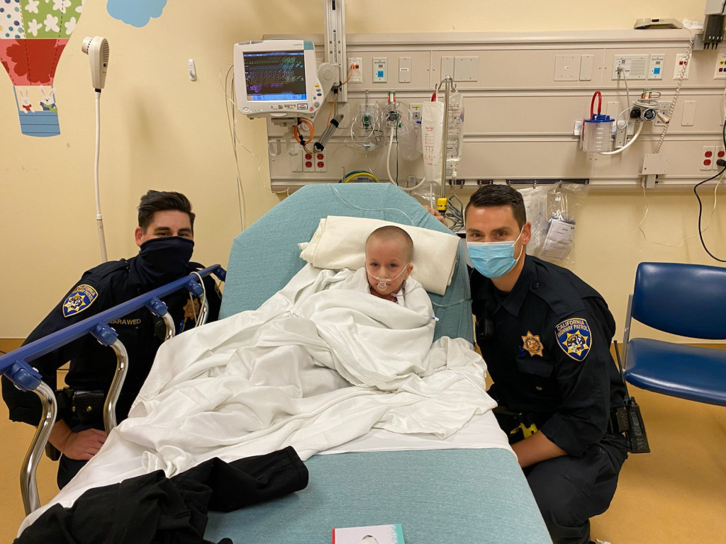Two Solano CHP officers help save the life of 7-year-old
child 1