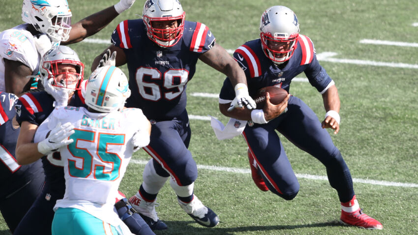 'It's not sustainable': One ESPN analyst already doubts
Patriots' usage of Cam Newton 1