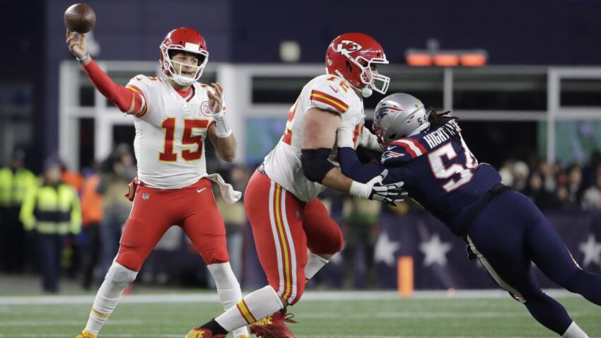Patriots expecting unexpected in latest matchup with Patrick
Mahomes 1