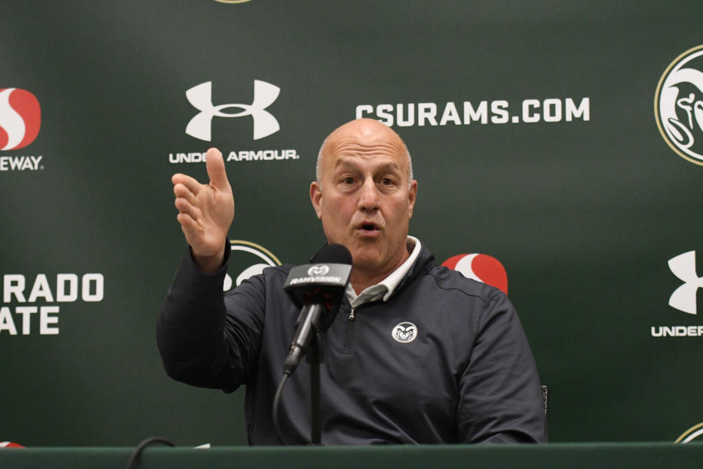 CSU coach Steve Addazio keen on FBS realignment, possible
Big 12 openings 1