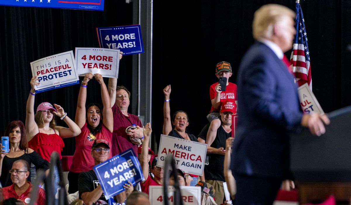 Henderson, Nevada fines venue over Trump 'friendly protest'
rally 1