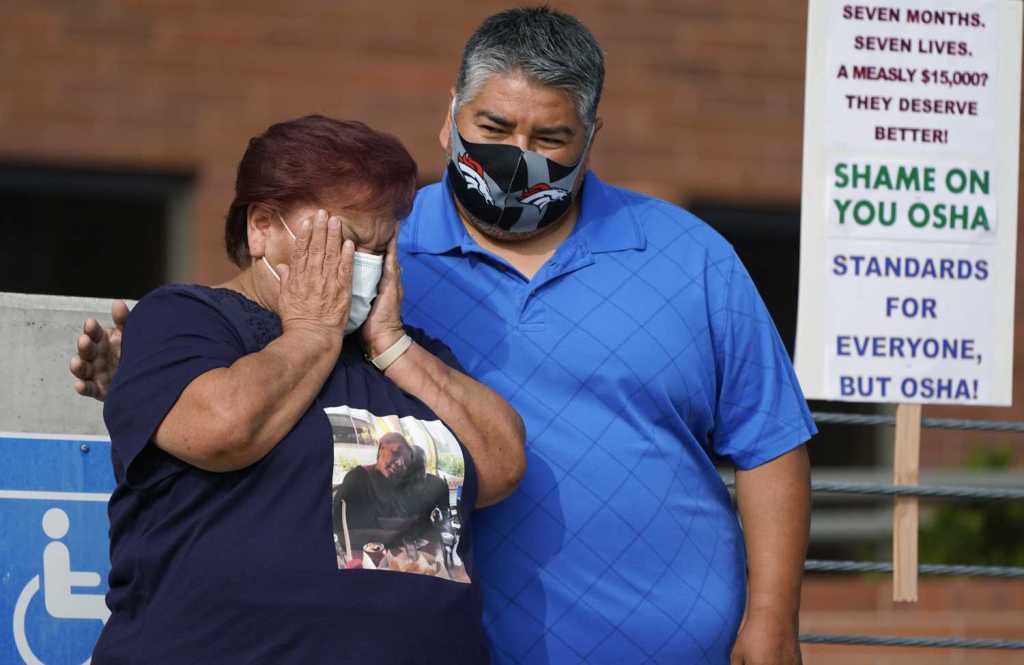 Workers protest $15,000 COVID-19 fine issued to JBS meat
plant in Greeley 1