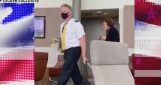 Mask-Mandate Pusher Dianne Feinstein Caught Without a Mask
in Washington Airport 1