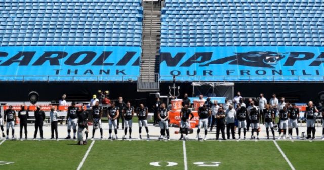 WATCH: Raiders Stand for Anthem, 17 Panthers Protest 1