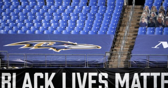 Baltimore Ravens Stand for 'Black National Anthem,' Most
Protest During U.S. Anthem 1