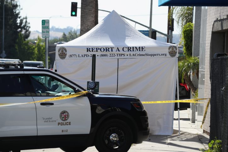 Two Cops Shot Amid Anti-Police Protests in LA 1