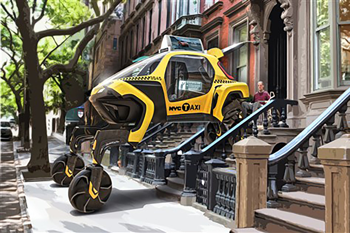 Who needs wheels? Hyundai developing ‘transformer-class’
walking car 1