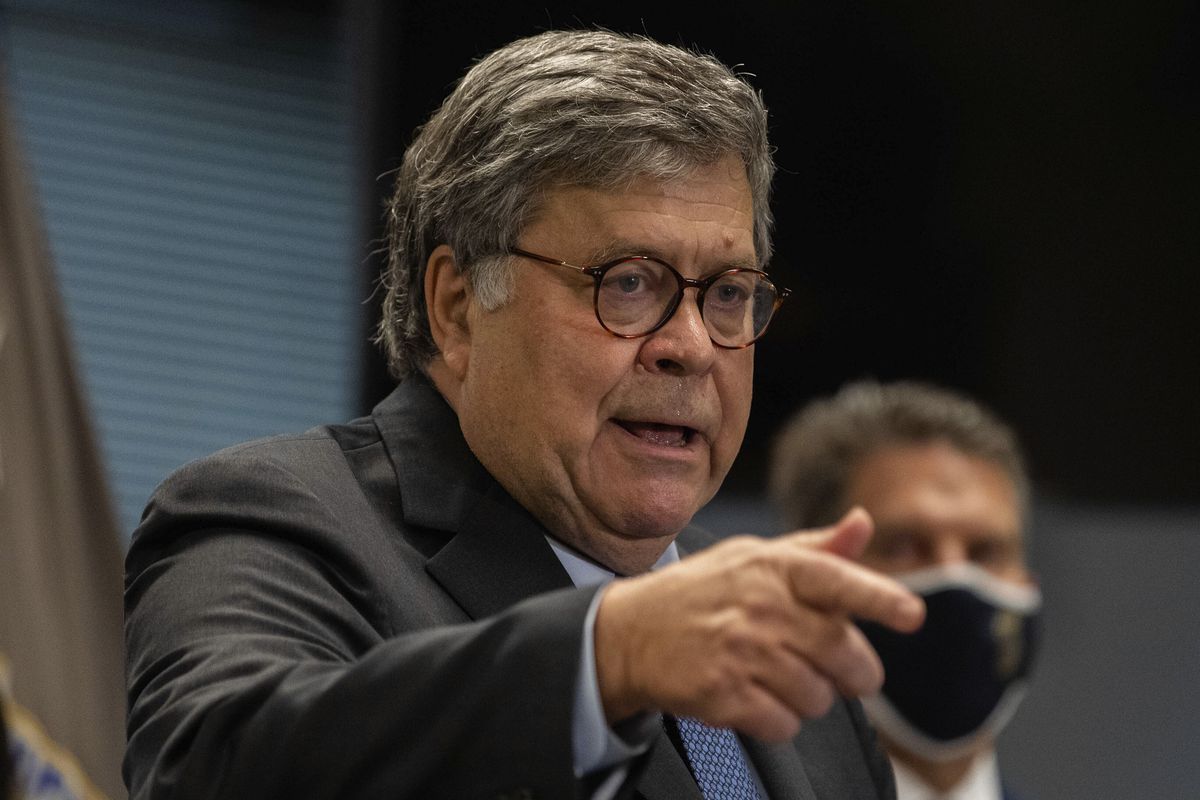 Barr under fire over comparison of coronavirus lock-in to
slavery 1 Barr under fire over comparison of coronavirus lock-in to
slavery 1