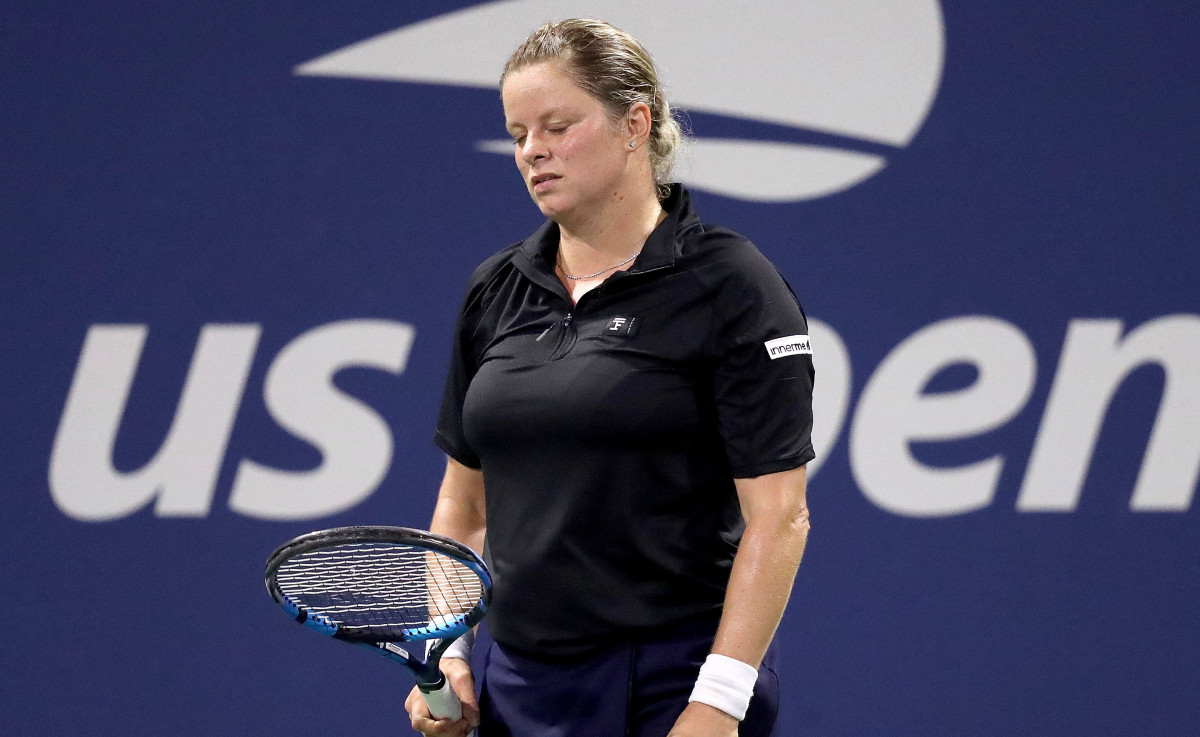Kim Clijsters return to US Open ends in first-round
exit 1