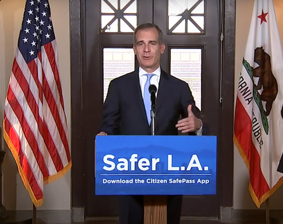 Los Angeles County leaders announce new contact tracing app
to fight coronavirus 1