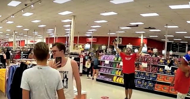 Watch -- Anti-Mask Shoppers March Through Target, Urge
Others to Liberate Faces: 'We're Not Gonna Take It!' 1