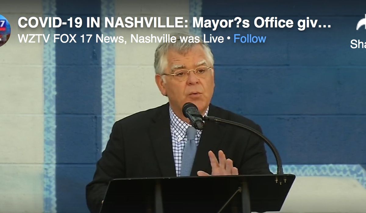 John Cooper, Nashville mayor, under fire after reporter
exposes suppression of low COVID-19 data 1