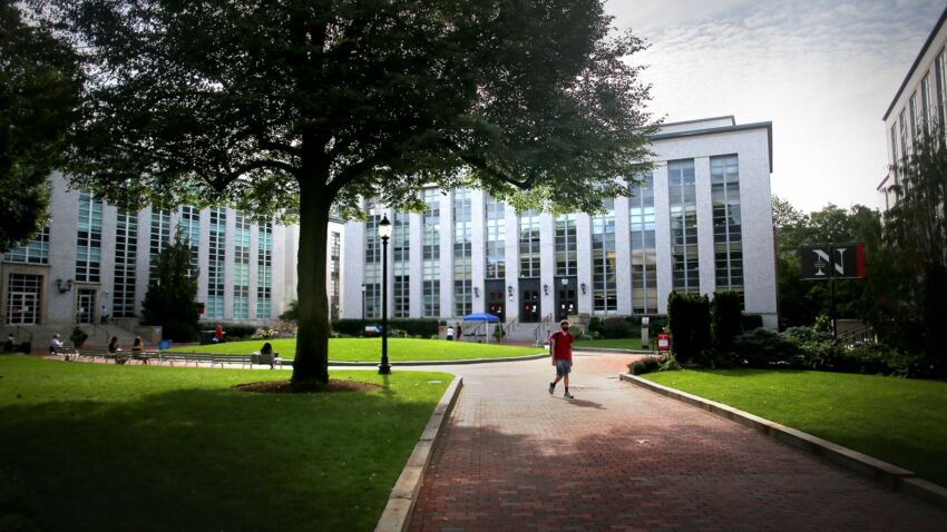 Here's what it's like to be on campus in Boston during
COVID-19 1