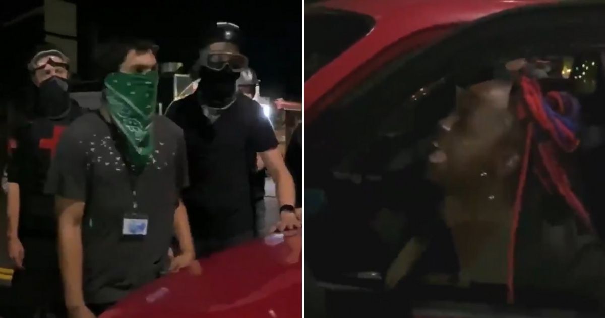 Black female driver flips media's race narrative, blasts
white rioters in Portland 1