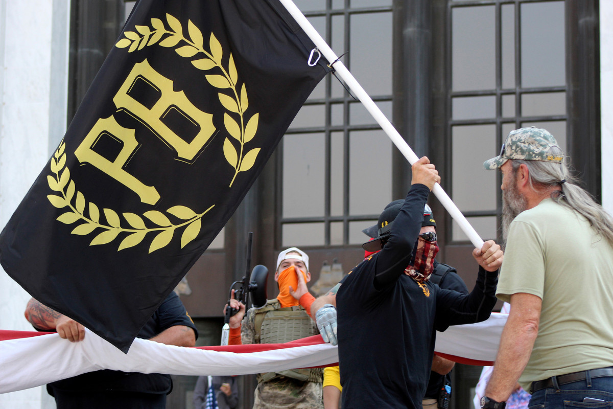 Proud Boys denied Portland rally permit over COVID-19
concerns 1