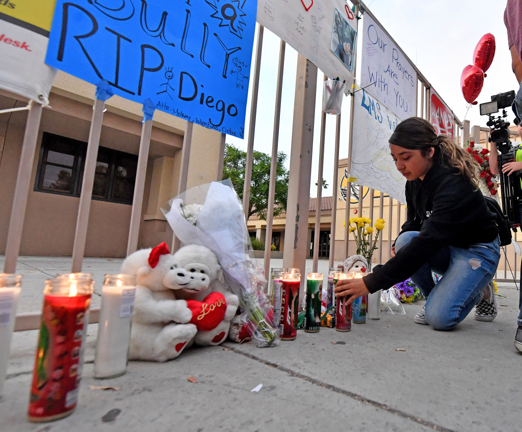 Family of California boy who died after assault by 2
classmates sues school district 1