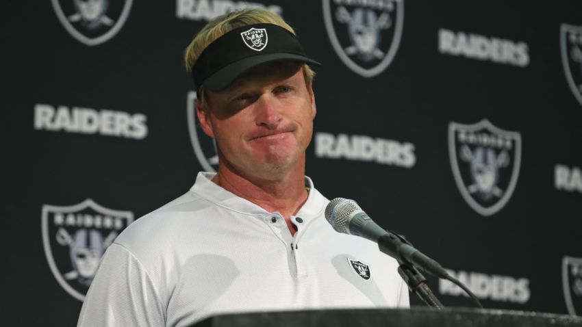 Here's what the Raiders are saying about the Patriots ahead
of Sunday's game 1