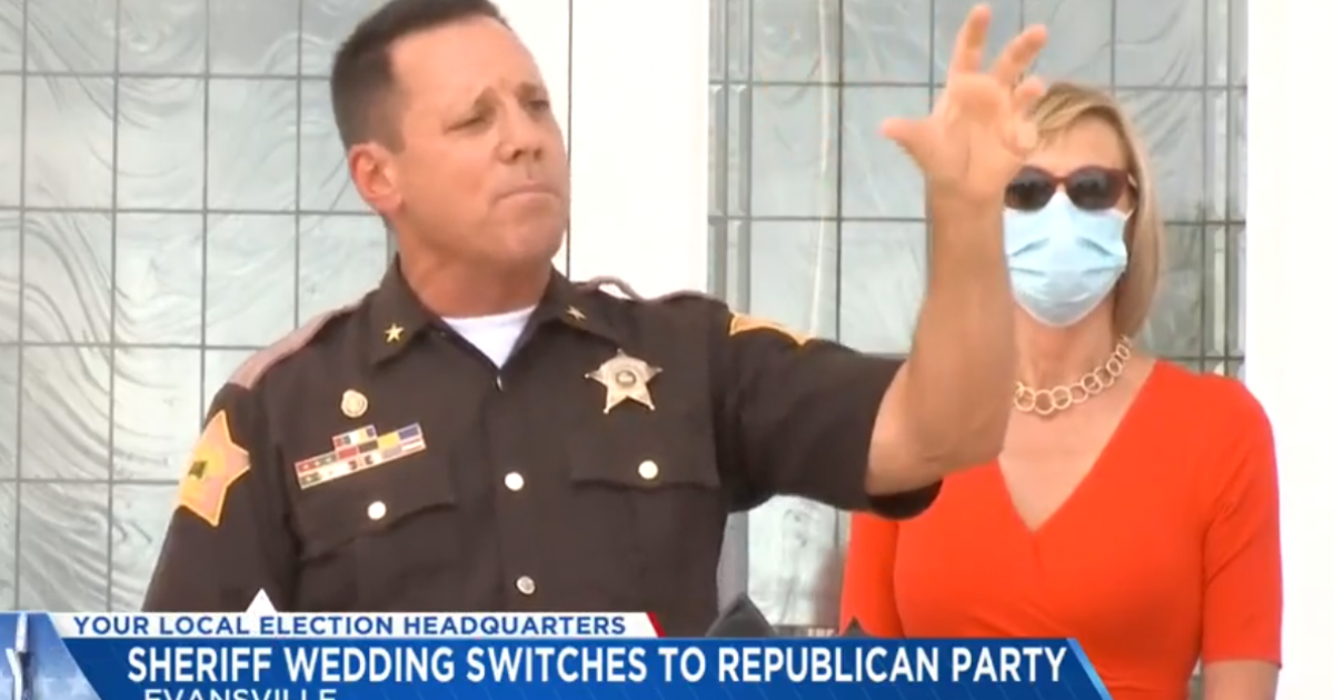 Indiana Democrat Sheriff Switches Party to Republican, Cites
Dems’ Support of Riots, Opposition to Police 1