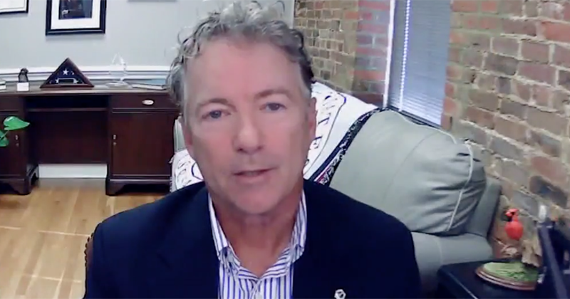 Rand Paul: Funding Given To Rioters Needs To Be Traced,
Investigated 1