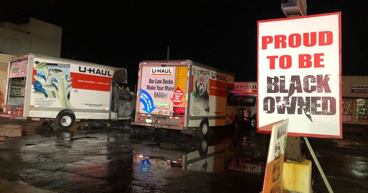 Rioters Torch Business with ‘Proud To Be Black Owned’ Sign
Outside, Owner Furious 1