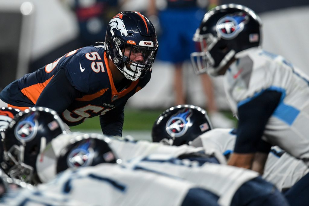 Bradley Chubb “not very effective” in season opener, but
Broncos see positives as linebacker’s repaired knee feels
good 1