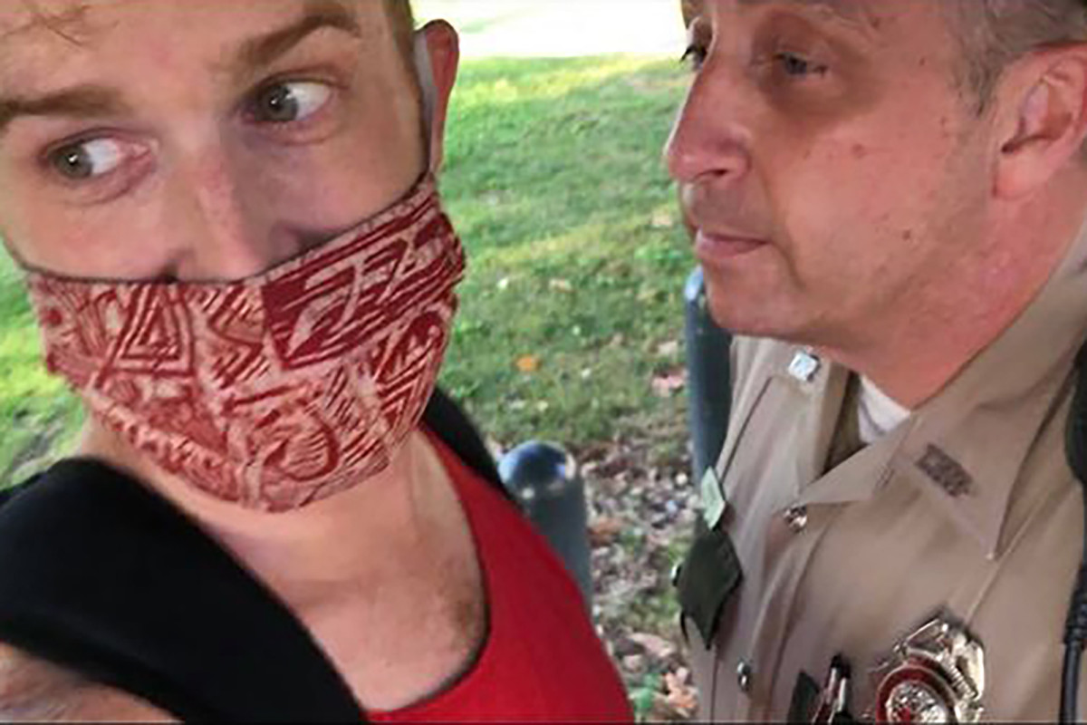 Tennessee trooper arrested after allegedly ripping man’s
mask off — on camera 1