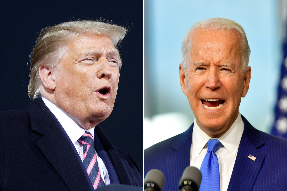 Trump mocks Biden for covering up face plastic surgery with
mask 1
