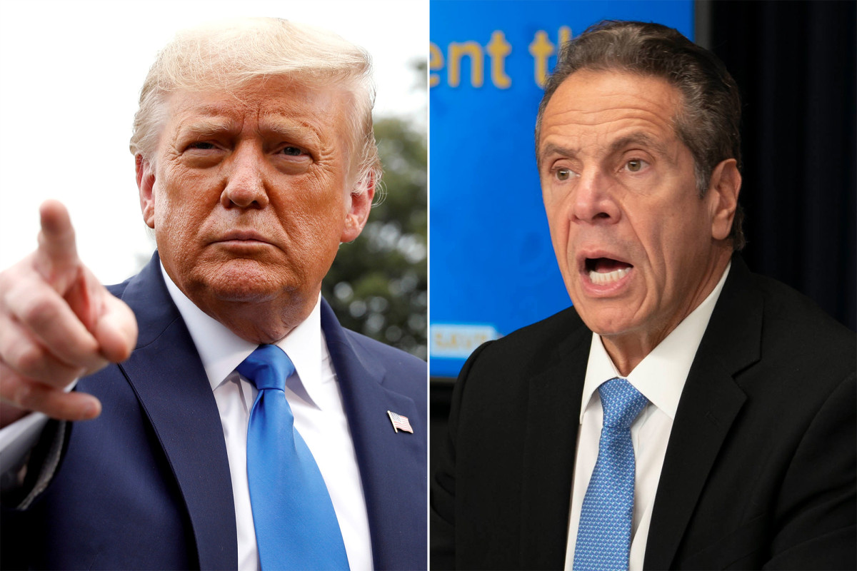 Trump rips Gov. Cuomo over plan to slow-walk a COVID-19
vaccine in New York 1