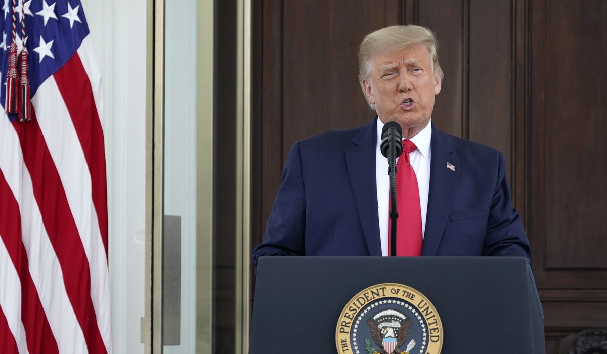 Donald Trump: Says Democrats 'endangering lives' by
questioning his coronavirus vaccine push 1