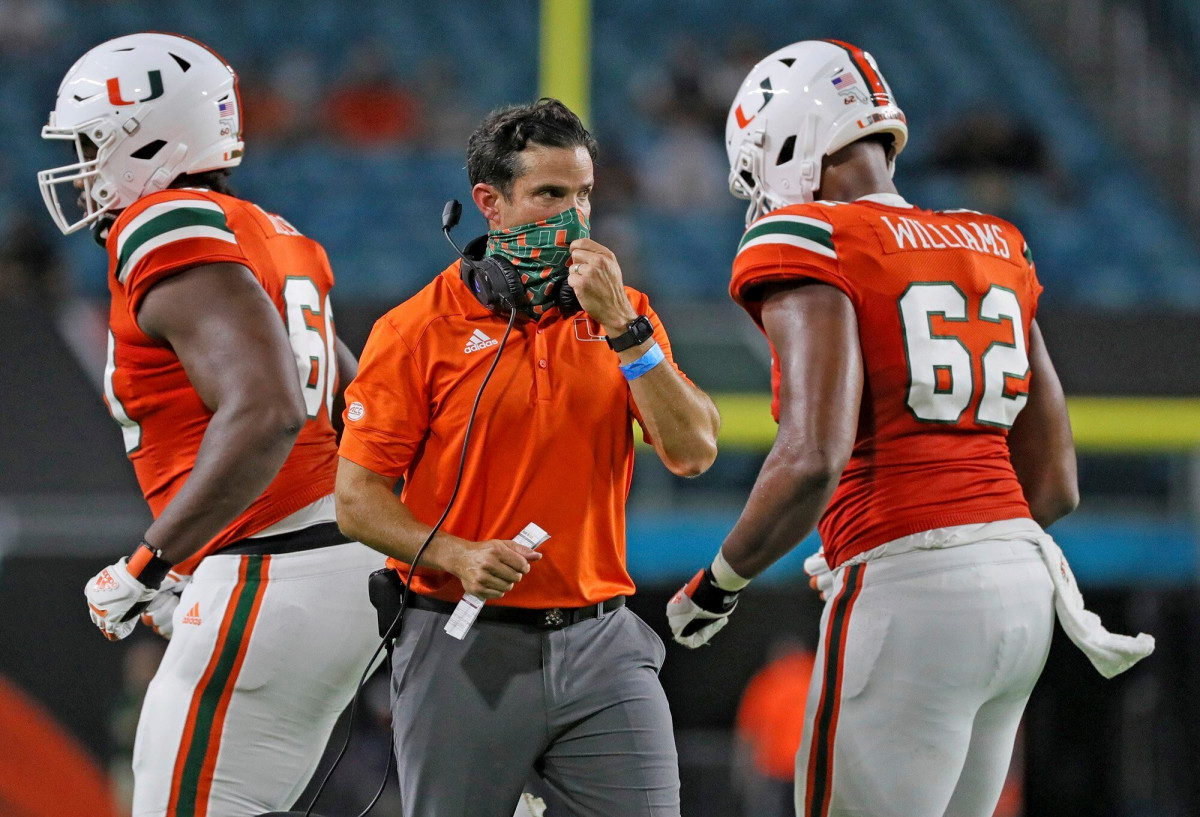 Coronavirus pandemic hanging over fragile college football
season 1